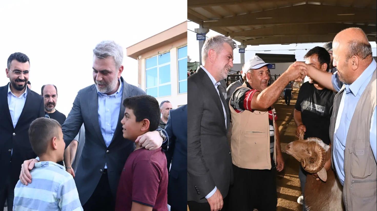 Başkan Görgel: “Büyükşehir Olarak Kurban Bayramı’na Hazırız” Canlı Hayvan Borsası’nı