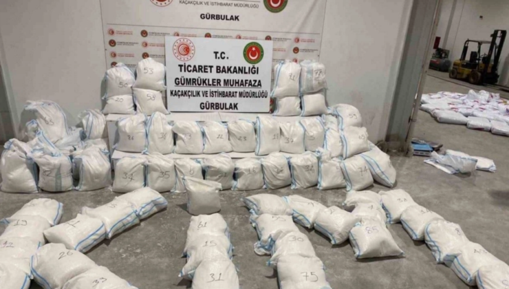 GÜRBULAK GÜMRÜK KAPISINDA 2.2 TON METANFETAMİN ELE GEÇİRİLDİ