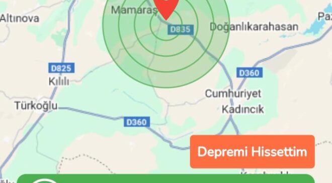 KAPIÇAM’DA MEYDANA GELEN DEPREM BİRÇOK YERDE HİSSEDİLDİ