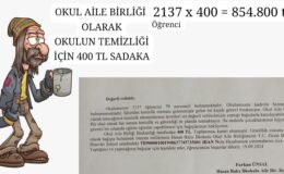 OKULLARIN TEMİZLİĞİ VELİLERE Mİ KALDI ???