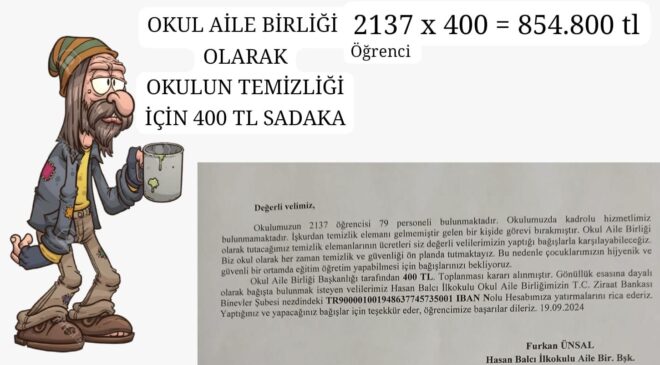 OKULLARIN TEMİZLİĞİ VELİLERE Mİ KALDI ???