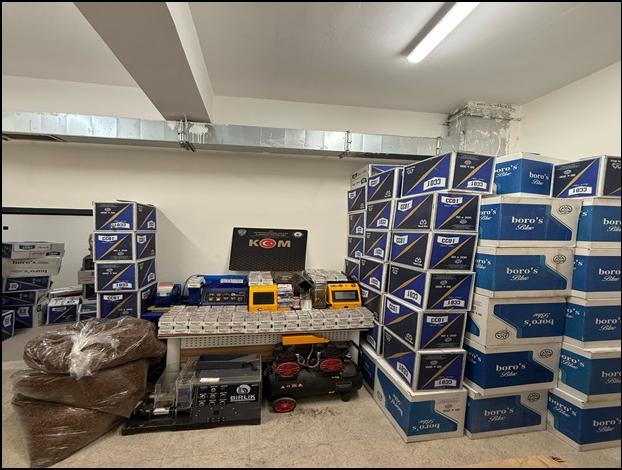 Kaçakçılık ve Organize Suçlarla Mücadele Şube Müdürlüğü görevlilerimizce İlimizde Tütün