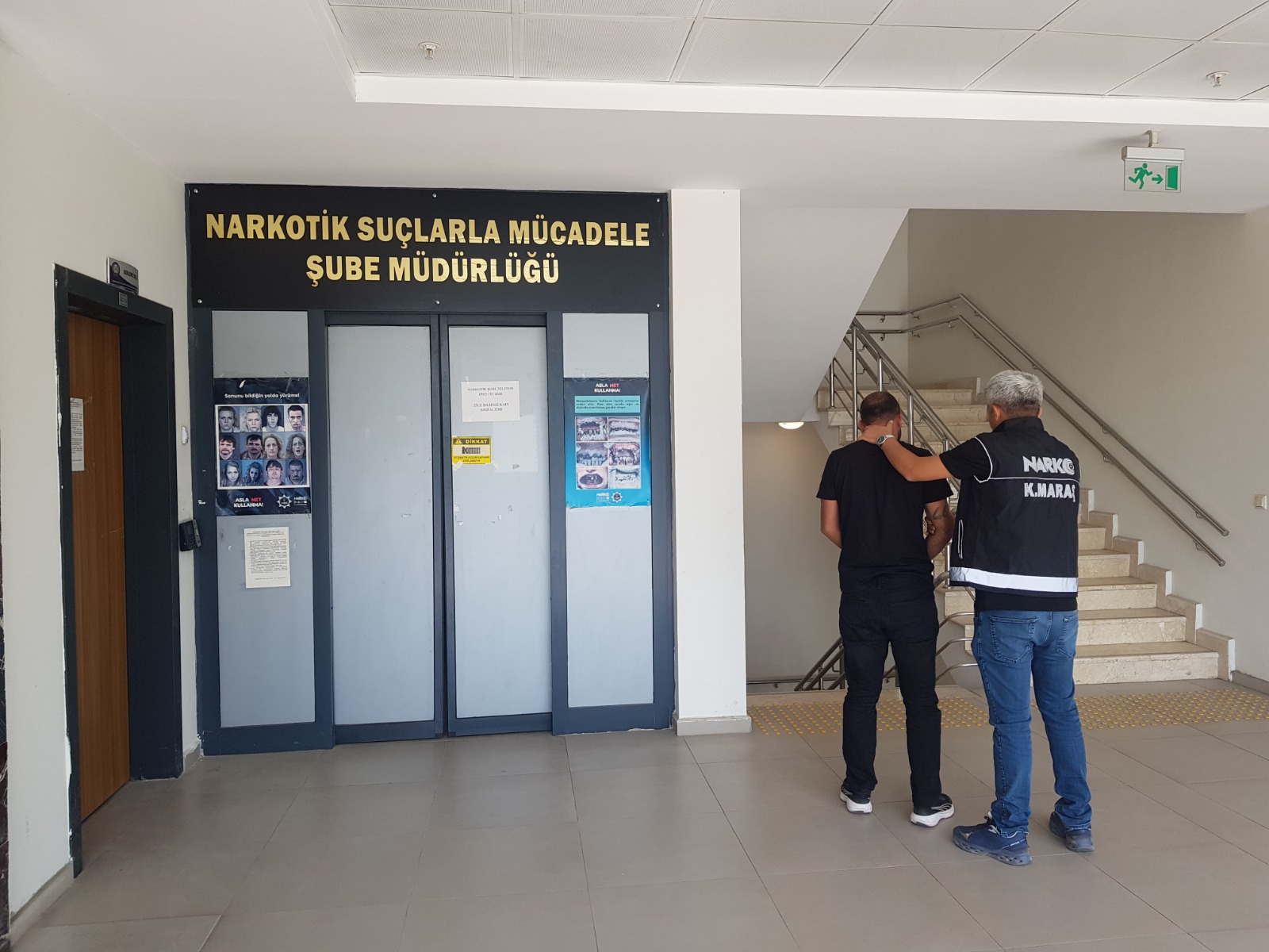 Narkotik Suçlarla Mücadele Şube Müdürlüğü görevlileri tarafından yapılan çalışmalar sonucu