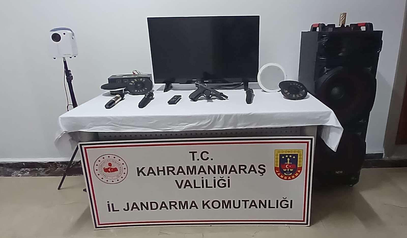 Kahramanmaraş İl Jandarma Komutanlığı ekipleri tarafından, Dulkadiroğlu ilçesi Dereköy Mahallesinde