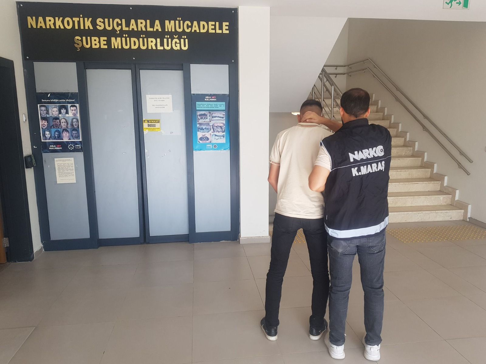 Kahramanmaraş Narkotik Suçlarla Mücadele Şube Müdürlüğü görevlilerince Kahramanmaraş Cumhuriyet Başsavcılığı